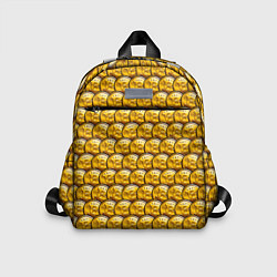 Детский рюкзак Золотые Биткоины Golden Bitcoins, цвет: 3D-принт