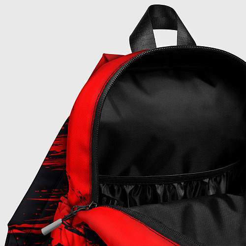 Детский рюкзак Красная краска брызги / 3D-принт – фото 4