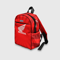 Детский рюкзак Honda красные линии, цвет: 3D-принт — фото 2