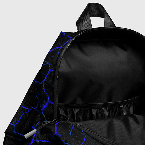 Детский рюкзак Хагги Вагги Плейтайм Синяя Лава Трещины / 3D-принт – фото 4
