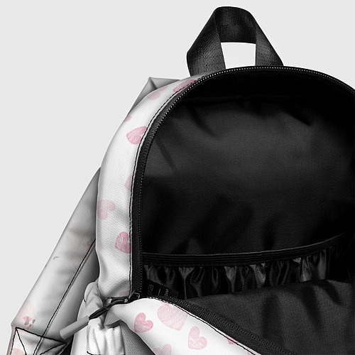 Детский рюкзак Плюшевый Поцелуй Влюблённые Мишки / 3D-принт – фото 4