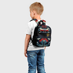 Детский рюкзак ЛАМБОРГИНИ ТЕКСТУРА, цвет: 3D-принт — фото 2