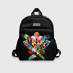 Детский рюкзак Человек бензопила , компиляция персонажей Макима Д, цвет: 3D-принт