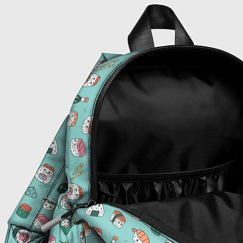 Детский рюкзак Кавайные суши и роллы с глазами / 3D-принт – фото 4