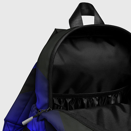 Детский рюкзак Blue Fade 3D Синий градиент / 3D-принт – фото 4