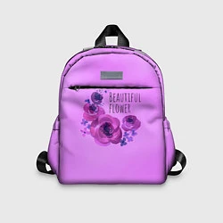 Детский рюкзак Beautiful flower, цвет: 3D-принт