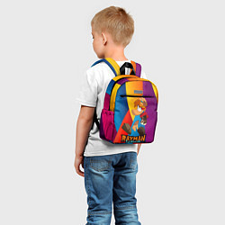 Детский рюкзак Rayman Радужный фон, цвет: 3D-принт — фото 2