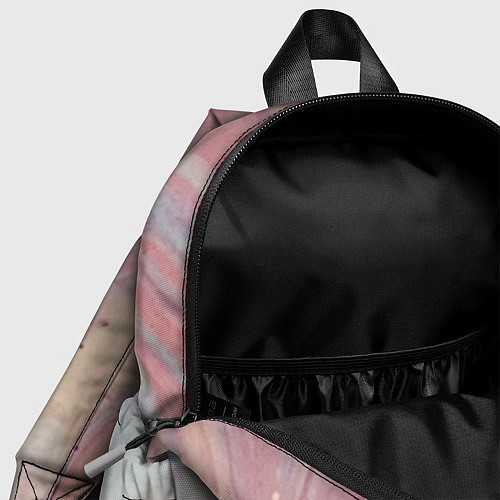 Детский рюкзак Мраморный дизайн с розовыми, синими и желтыми цвет / 3D-принт – фото 4