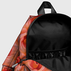 Детский рюкзак Розы - цветы - паттерн, цвет: 3D-принт — фото 2