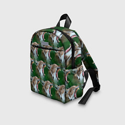 Детский рюкзак Рысь паттерн, цвет: 3D-принт — фото 2