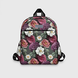 Детский рюкзак Bouquet of flowers pattern, цвет: 3D-принт