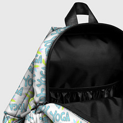 Детский рюкзак YOGA лотос, цвет: 3D-принт — фото 2