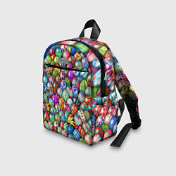 Детский рюкзак Пасхальные крашеные яйца, цвет: 3D-принт — фото 2