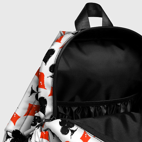 Детский рюкзак Пика, Черва, Крестя, Бубна / 3D-принт – фото 4