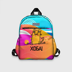 Детский рюкзак Кот на шпагате, цвет: 3D-принт