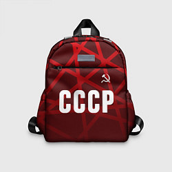 Детский рюкзак СССР КРАСНЫЕ ЛИНИИ, цвет: 3D-принт