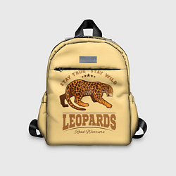Детский рюкзак ЛЕОПАРД - LEOPARDS, цвет: 3D-принт