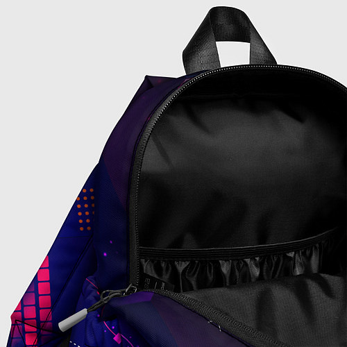 Детский рюкзак Cyber neon pattern Vanguard / 3D-принт – фото 4