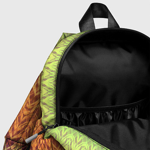 Детский рюкзак Модный современный узор зигзаг / 3D-принт – фото 4