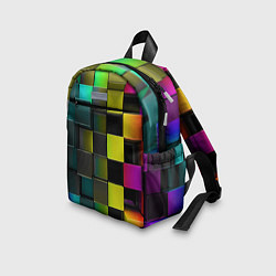 Детский рюкзак Colored Geometric 3D pattern, цвет: 3D-принт — фото 2