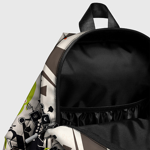 Детский рюкзак Cyber pattern Skull Vanguard Fashion / 3D-принт – фото 4