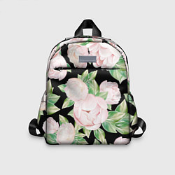 Детский рюкзак Цветы Нарисованные Пионы, цвет: 3D-принт