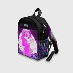 Детский рюкзак Vaporwave Skull Психоделика, цвет: 3D-принт — фото 2