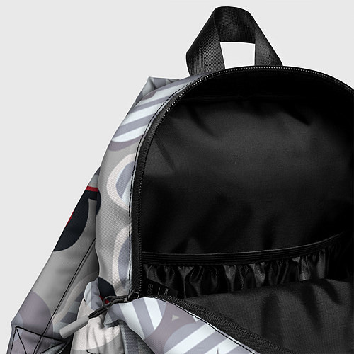 Детский рюкзак Серая полоска Тома Брауна / 3D-принт – фото 4
