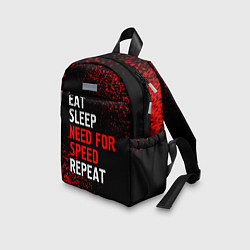 Детский рюкзак Eat Sleep Need for Speed Repeat - Спрей, цвет: 3D-принт — фото 2