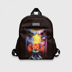 Детский рюкзак POPPY PLAYTIME ХАГГИ ВАГГИ, КИССИ МИССИ И КУКЛА, цвет: 3D-принт