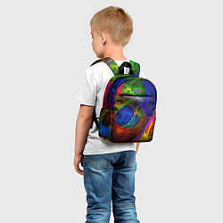 Детский рюкзак Абстрактная мультивселенная паттерн Abstraction, цвет: 3D-принт — фото 2