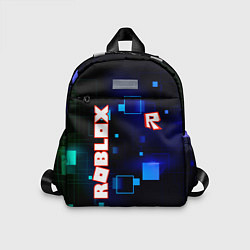 Детский рюкзак ROBLOX неоновые кубики, цвет: 3D-принт