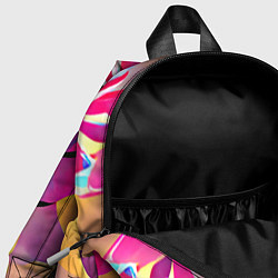 Детский рюкзак Тропические краски Цветы, цвет: 3D-принт — фото 2