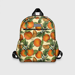 Детский рюкзак Узор Апельсиновое настроение, цвет: 3D-принт