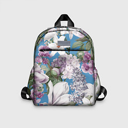 Детский рюкзак Цветы Белые Лилии В Саду Летом, цвет: 3D-принт