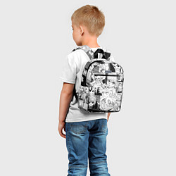 Детский рюкзак Hunter x Hunter pattern, цвет: 3D-принт — фото 2
