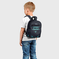 Детский рюкзак Сяо Xiao Elements Genshin Impact, цвет: 3D-принт — фото 2