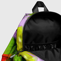 Детский рюкзак Разноцветная абстрактная композиция Лето Multi-col, цвет: 3D-принт — фото 2