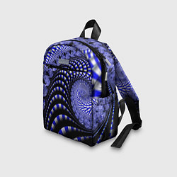 Детский рюкзак Неоновая спираль Абстракция Neon Spiral Abstractio, цвет: 3D-принт — фото 2