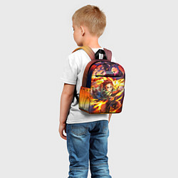 Детский рюкзак Клинок, рассекающий демонов Demon Slayer, цвет: 3D-принт — фото 2