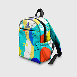 Детский рюкзак ABSTRACT COLORED GEOMETRIC SHAPES, цвет: 3D-принт — фото 2