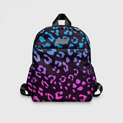 Детский рюкзак Леопардовый градиент, цвет: 3D-принт