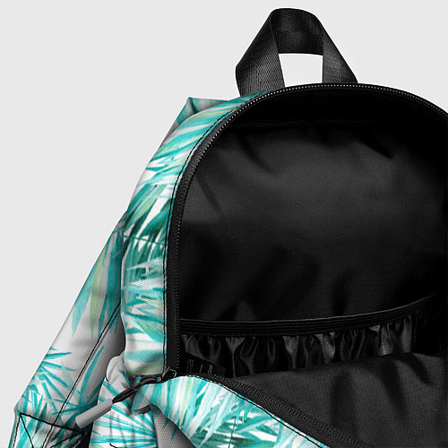 Детский рюкзак Листья Пальмы Нарисованные Акварелью / 3D-принт – фото 4