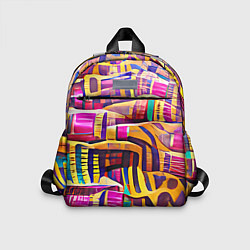 Детский рюкзак Африканские яркие мотивы, цвет: 3D-принт