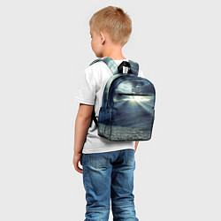 Детский рюкзак Трещины на земле пустыня, цвет: 3D-принт — фото 2