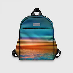 Детский рюкзак Море с размытым фоном, цвет: 3D-принт