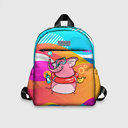 Детский рюкзак Слоненок идет купаться, цвет: 3D-принт
