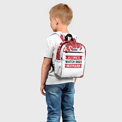 Детский рюкзак Watch Dogs: красные таблички Best Player и Ultimat, цвет: 3D-принт — фото 2