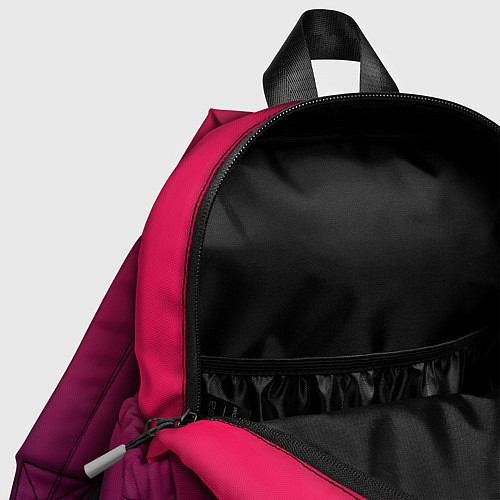Детский рюкзак RED to dark BLUE GRADIENT / 3D-принт – фото 4