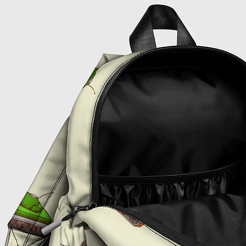 Детский рюкзак Танчики паттерн / 3D-принт – фото 4